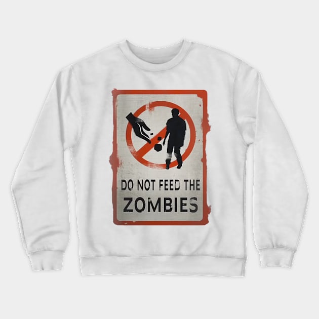 Resident Evil: Resistance - Do Not Feed Zombies Crewneck Sweatshirt by Gekidami